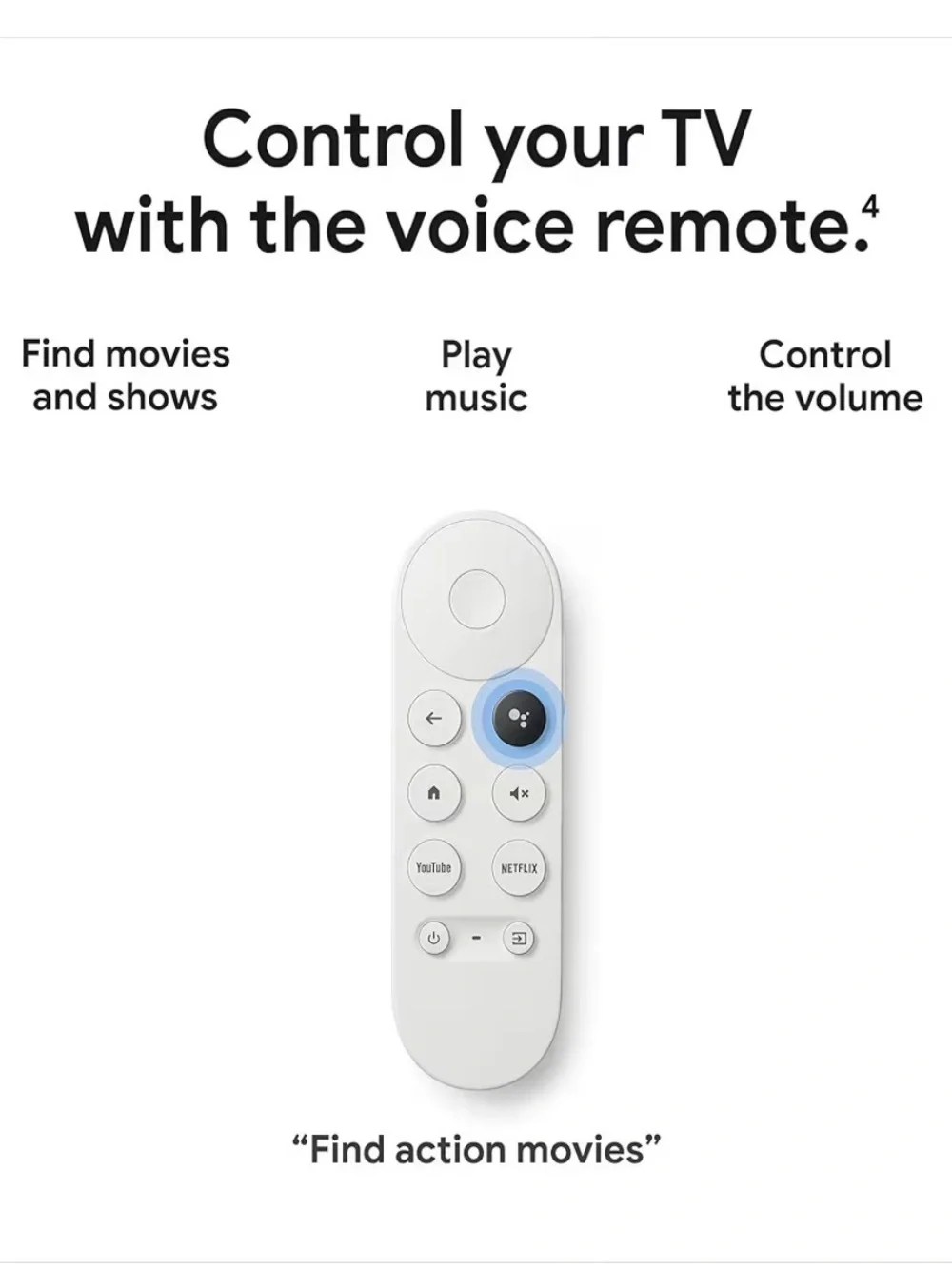 Chromecast with Google TV (4K)- Streaming Stick Entertainment